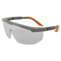 Очки защитные Jeta Safety Aurora Basic JSG-9911 открытого типа с боковой защитой и регулировкой, прозрачные, нет запотевания 